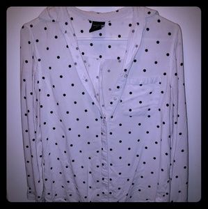 Polka-dot Button Down Shirt